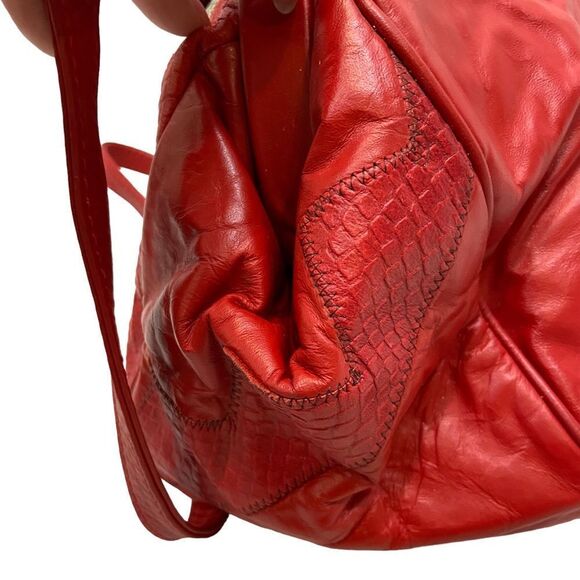 RARE‎ Vintage San Marco Brand Genuine Leather Large Handbag - Picture 7 of 15